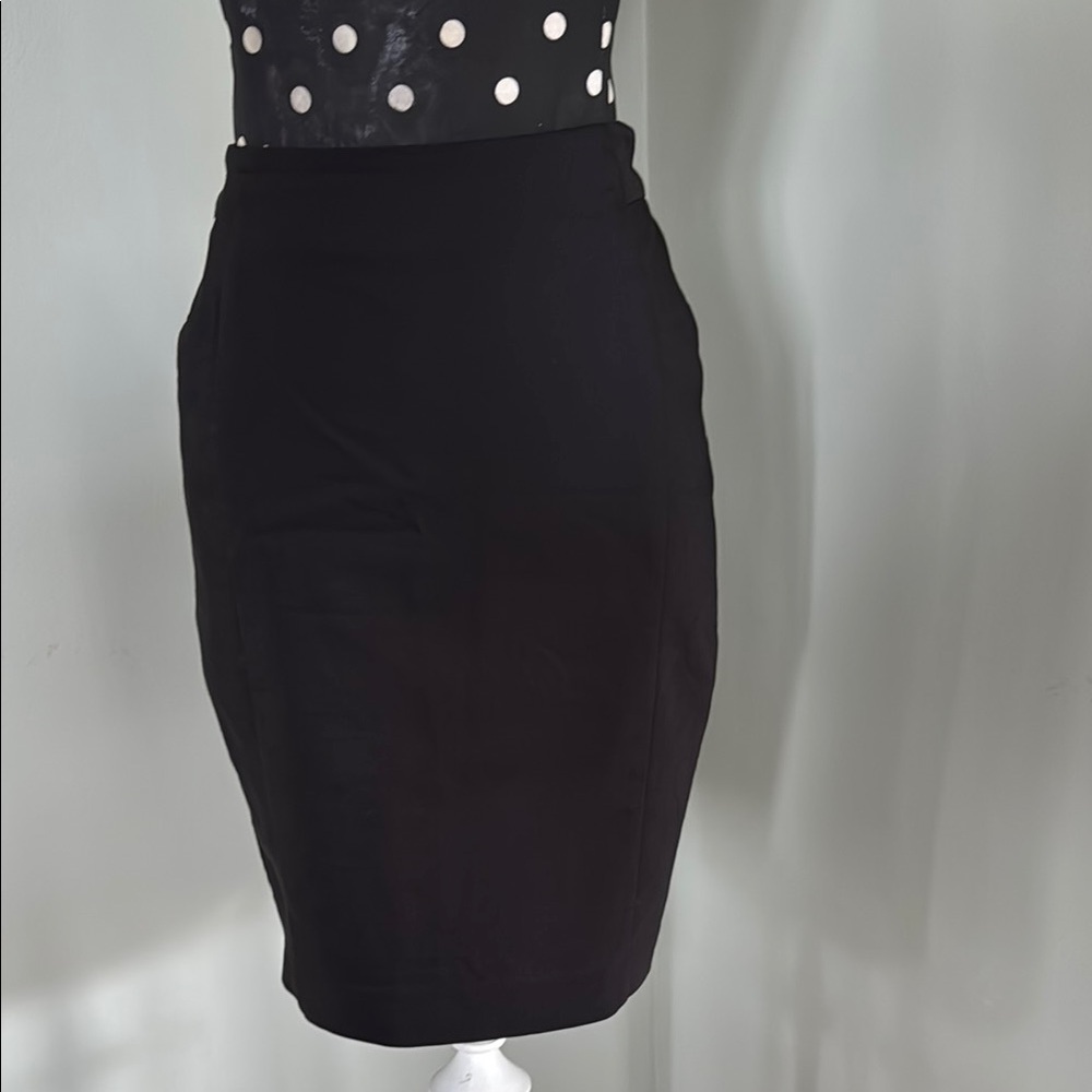 Elegant Black Pencil Skirt
